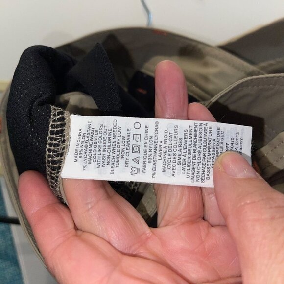 Prana Aria Womens Convertible Capri Pants Size 2 Tan Orange Pants Short Inseam - Picture 9 of 12